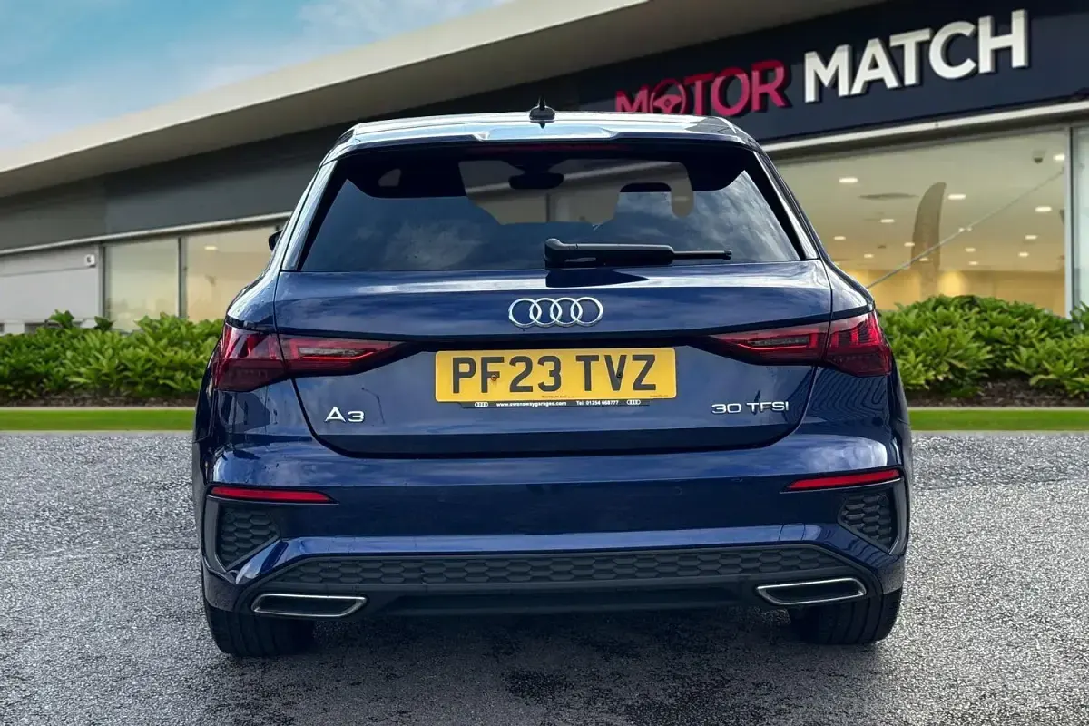 Used Audi A3 Sportback S-Line 110 HP (80 kW) 2023 Blue Hatchback