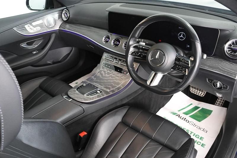 Used Mercedes E220 AMG line 2021 Blue Coupe