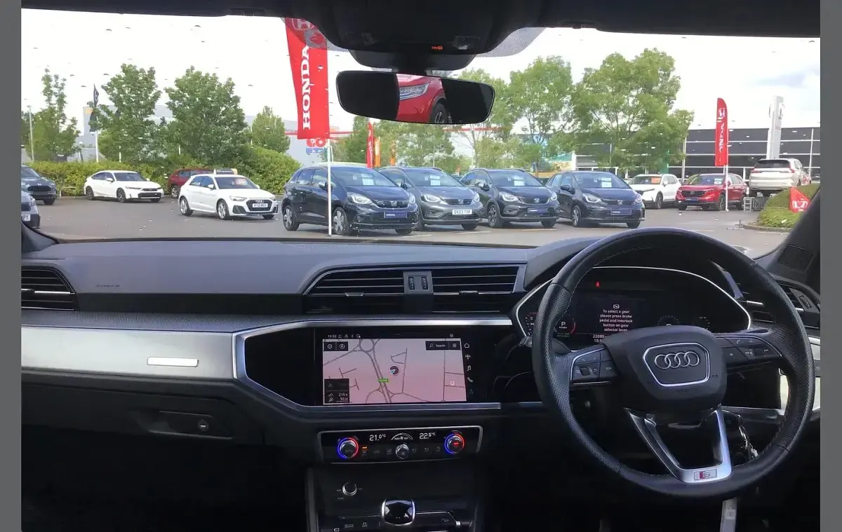 Used Audi Q3 S-Line 150 HP (110 kW) 2021 White SUV