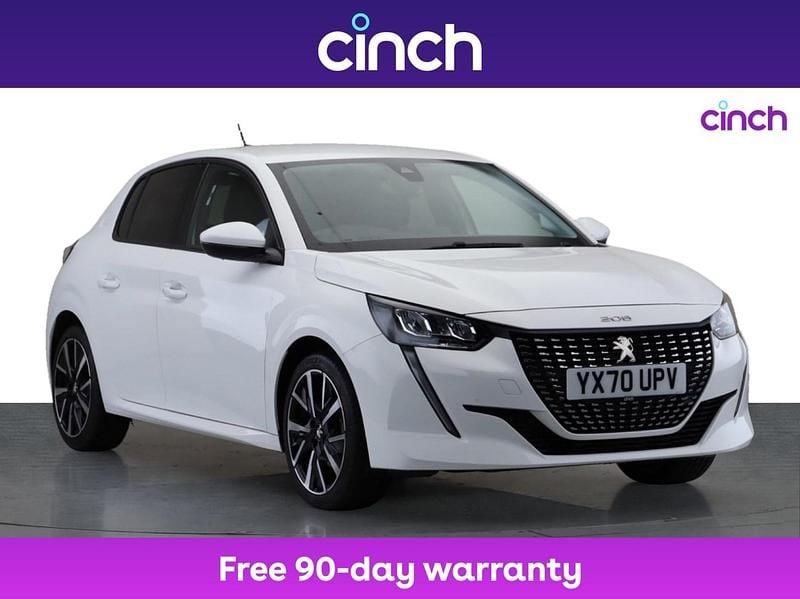 White Used 2020 Peugeot 208 Allure Hatchback | £12,469 (Fair price) - Image 1/3