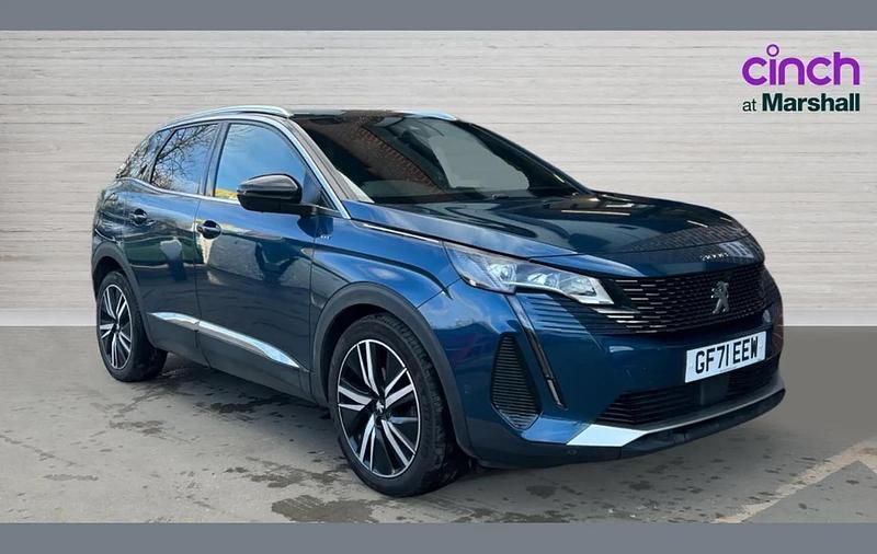 Used Peugeot 3008 Premium 128 HP (94 kW) 2021 Blue SUV