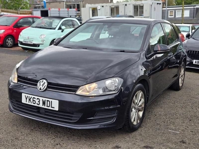 Used VW Golf VII SE 105 HP (77 kW) 2013 Black Hatchback