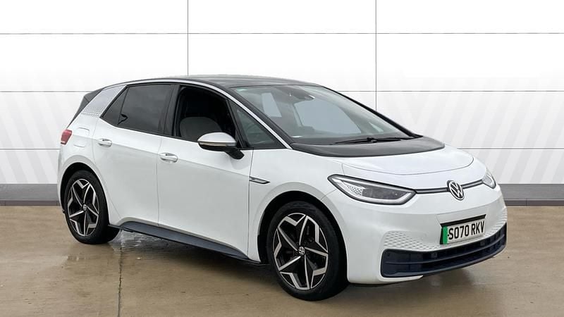White Used 2020 VW ID.3 Pro Hatchback | £15,351 (Fair price) - Image 1/3