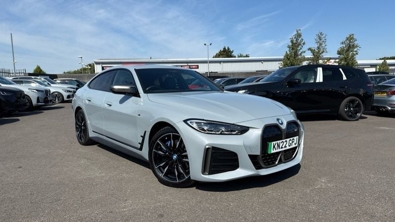 Grey Used 2022 BMW i4 Comfort Edition Sedan | £40,806 (Fair price) - Image 1/4