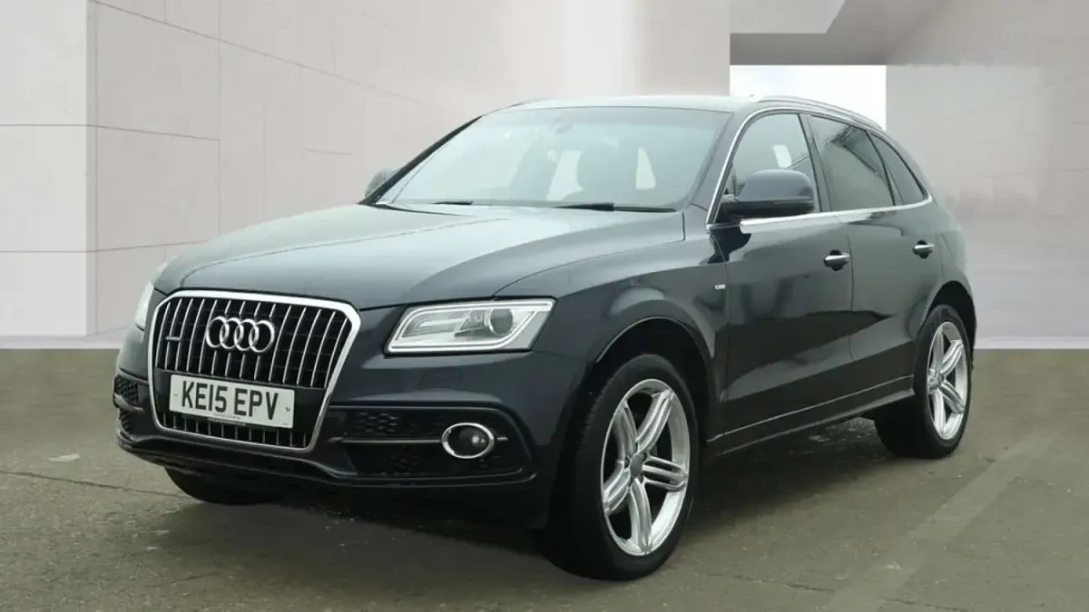 Used Audi Q5 S-line plus 230 HP (169 kW) 2015 Blue SUV