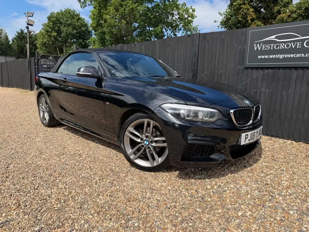 Used BMW 218 M Sport 2018 Black Cabriolet