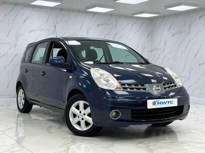 Begagnad Nissan Note Acenta 88 HK (64 kW) 2008 Blå Halvkombi