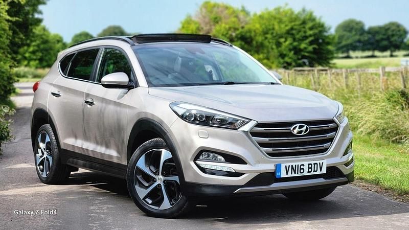 Beige Used 2016 Hyundai Tucson Premium SE SUV | £9,995 (Fair price) - Image 1/4