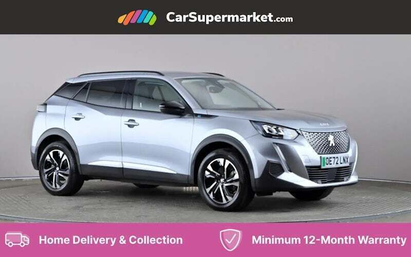 Grey Used 2022 Peugeot e-2008 Allure+ SUV | £13,197 (Good price) - Image 1/4