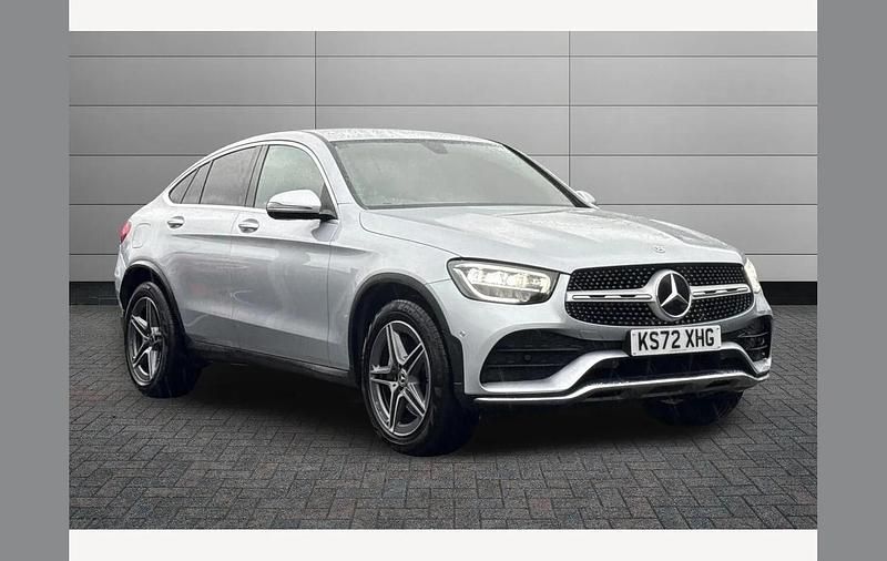 Used Mercedes GLC220 AMG line 194 HP (142 kW) 2023 Silver Coupe