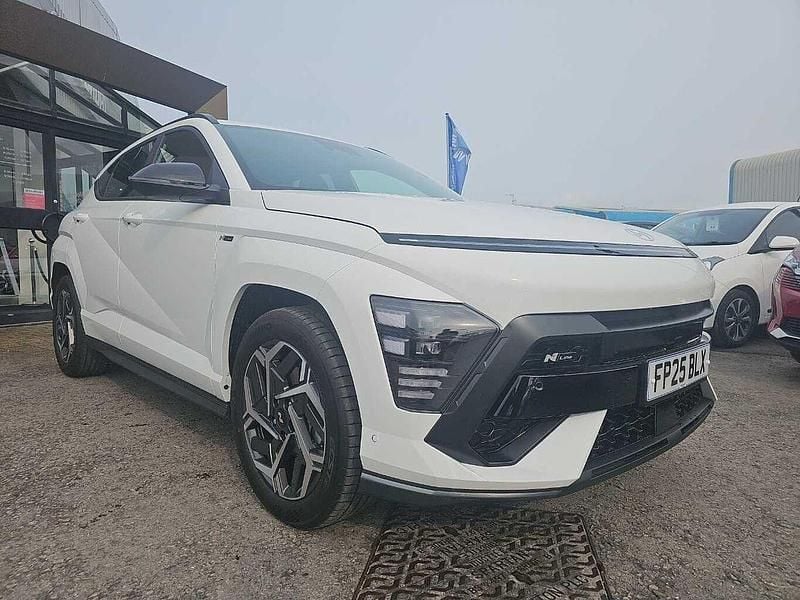 White Used 2025 Hyundai Kona N Line SUV | £28,990 - Image 1/4