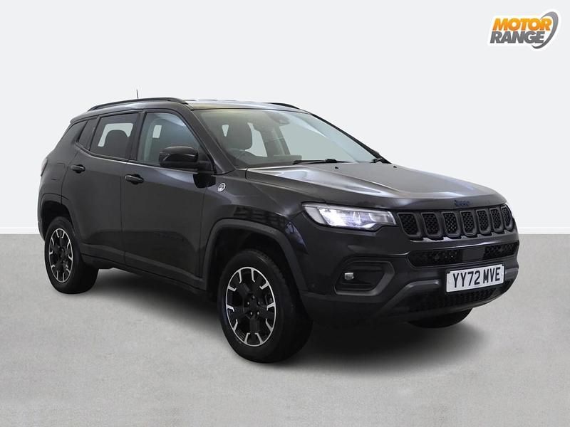 Black Used 2022 Jeep Compass Trailhawk SUV | £17,295 (Fair price) - Image 1/4