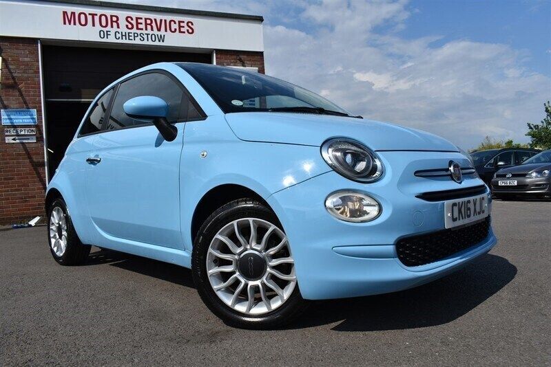 Blue Used 2016 Fiat 500 Pop Star Hatchback | £6,995 (Fair price) - Image 1/4