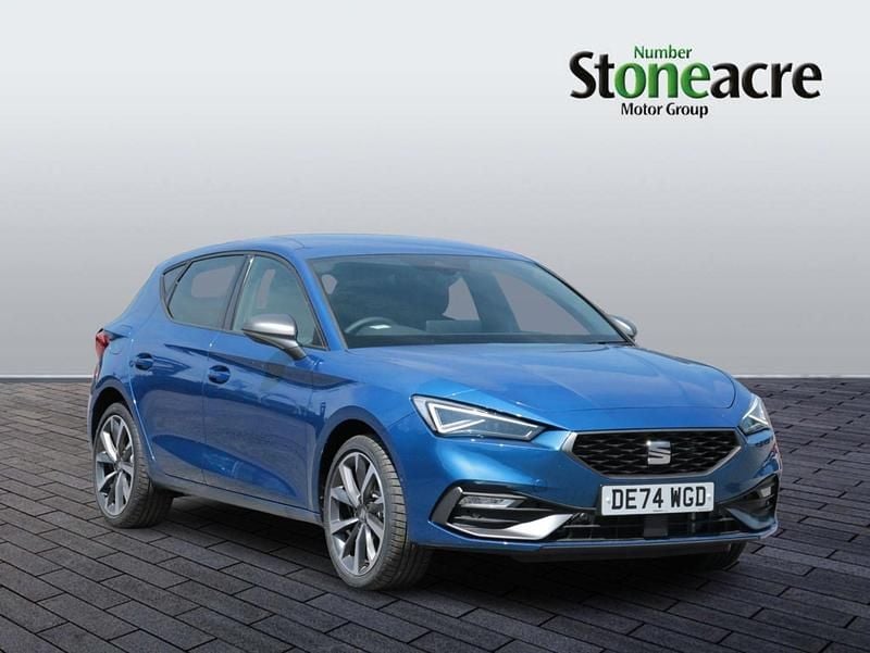 Blue New 2025 Seat Leon FR Sport Hatchback | £27,995 - Image 1/4