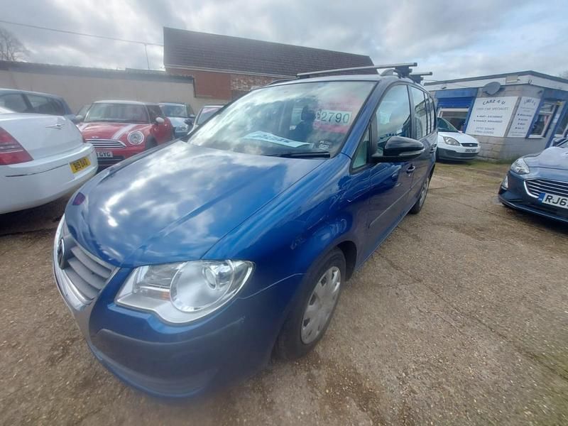 Used VW Touran S 105 HP (77 kW) 2010 Blue MPV