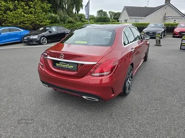 Used Mercedes C200 AMG Line Premium 2015 Red Sedan