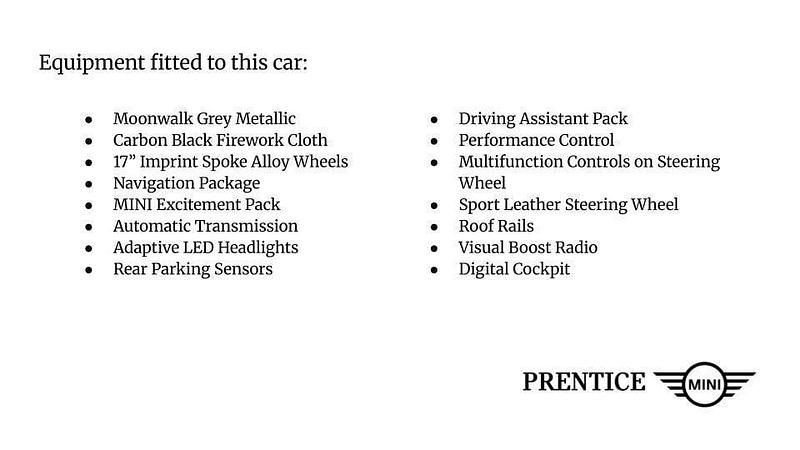 Grey Used 2021 Mini Cooper S Countryman Classic SUV | £16,495 (Good price) - Image 1/1