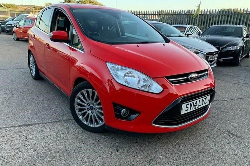 Used Ford C-MAX Titanium 125 HP (91 kW) 2014 Red MPV
