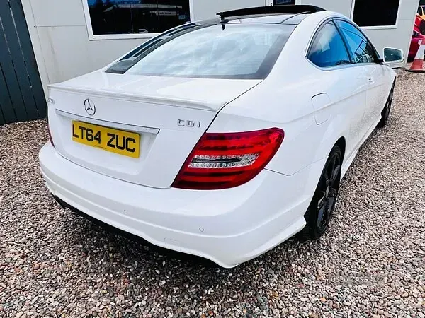 Used Mercedes C250 Sport Edition 204 HP (150 kW) 2014 White Coupe