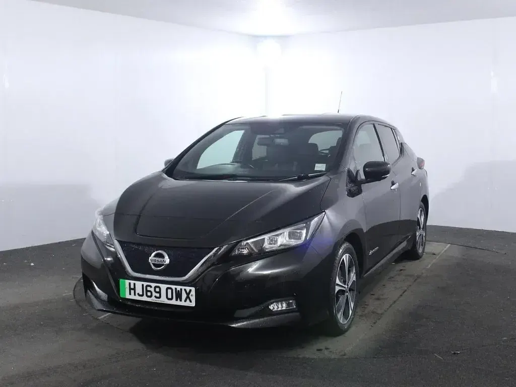 Used Nissan Leaf Tekna 110 kW (150 HP) 2019 Black Hatchback
