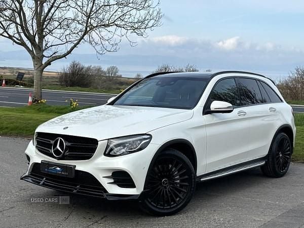 Used Mercedes GLC250 AMG Line Premium 2018 White Estate