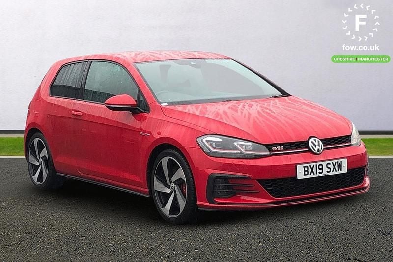 Red Used 2019 VW Golf VII GTI Hatchback | £18,999 (Fair price) - Image 1/4
