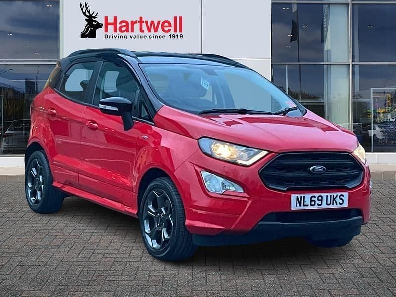 Red Used 2019 Ford Ecosport ST-Line SUV | £10,299 (Good price) - Image 1/3