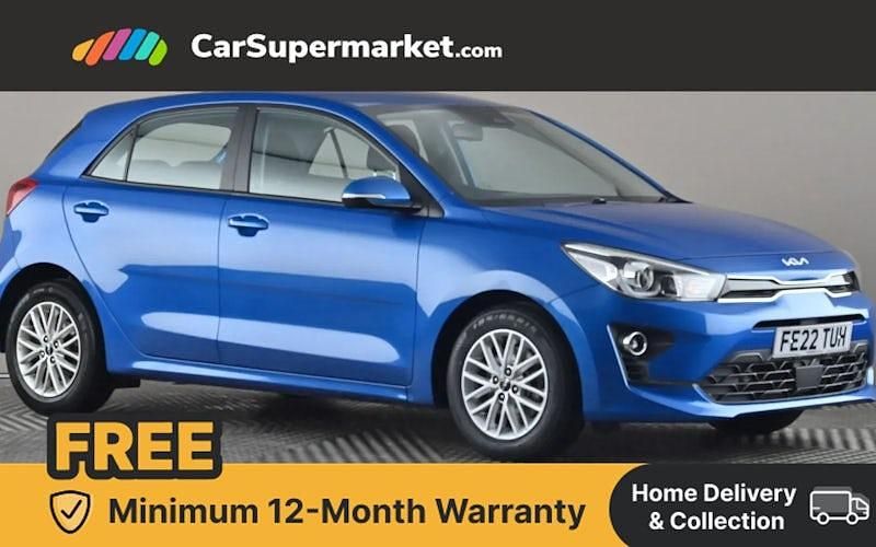 Blue Used 2022 Kia Rio Hatchback | £10,197 (A bit pricey) - Image 1/4