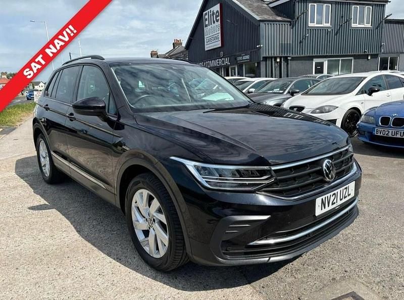 Black Used 2021 VW Tiguan Life SUV | £17,995 (Fair price) - Image 1/4
