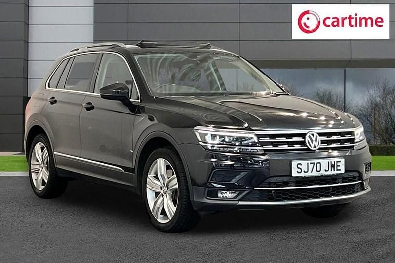 Black Used 2020 VW Tiguan SEL SUV | £20,990 (Fair price) - Image 1/4