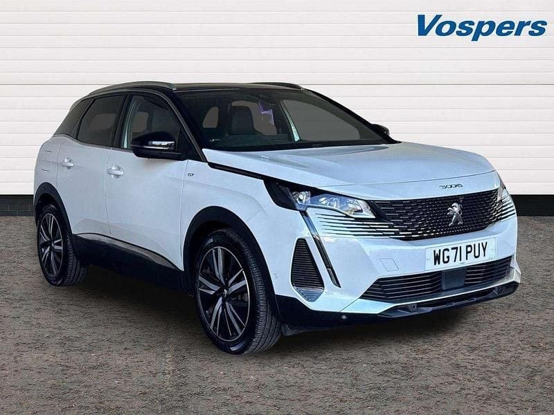 White Used 2022 Peugeot 3008 Premium SUV | £20,295 (Fair price) - Image 1/3