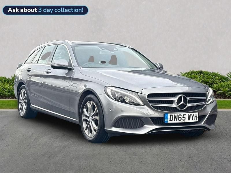 Silver Used 2015 Mercedes C200 Premium Estate | £12,966 (Fair price) - Image 1/4