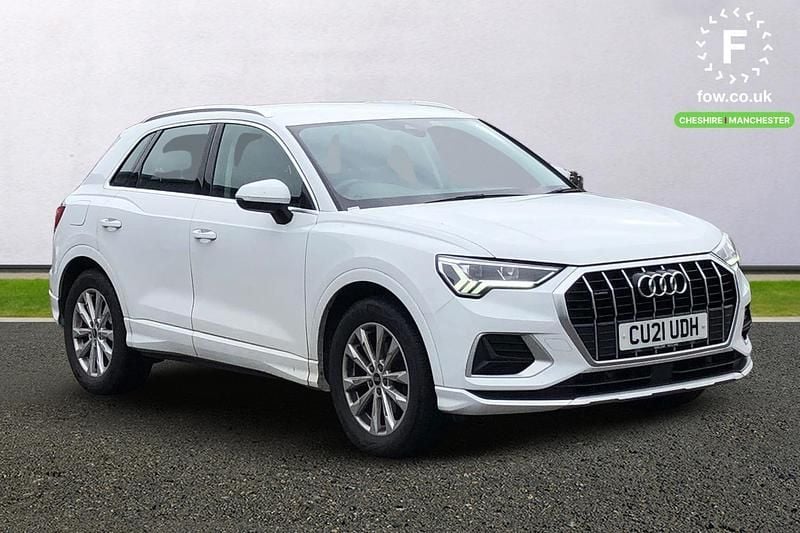 White Used 2021 Audi Q3 Sport SUV | £18,499 (Good price) - Image 1/3