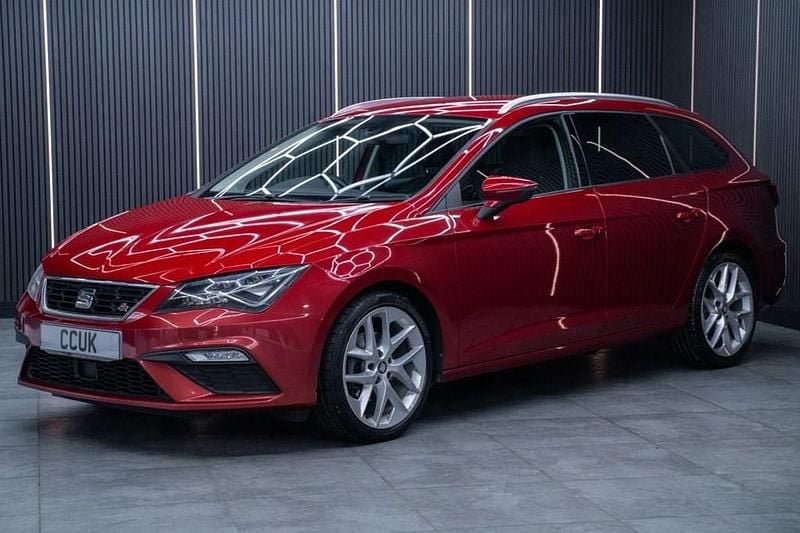 Used Seat Leon ST FR 125 HP (91 kW) 2018 Red Estate