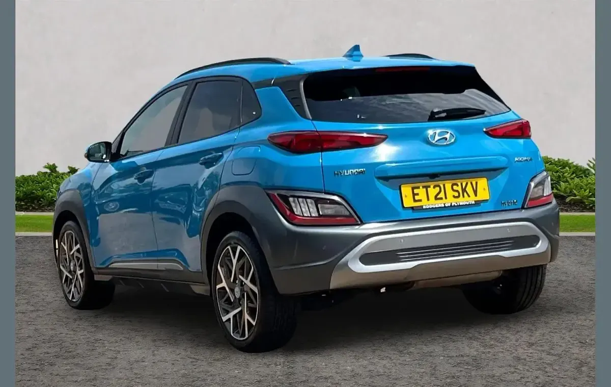 Used Hyundai Kona Premium 141 HP (103 kW) 2021 Blue SUV