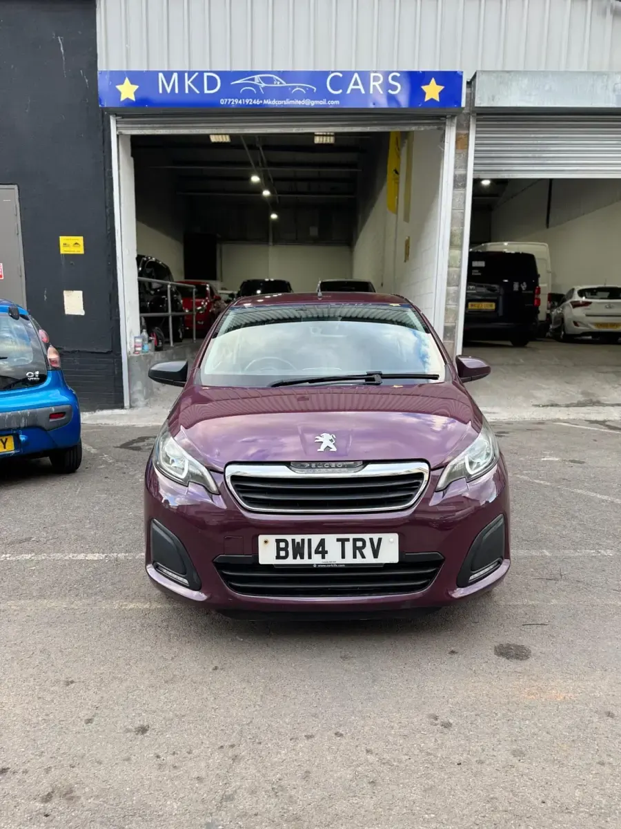Used Peugeot 108 Active 68 HP (50 kW) 2014 Mauve/purple Hatchback