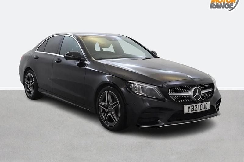 Black Used 2021 Mercedes C220 AMG line Sedan | £19,895 (Good price) - Image 1/1