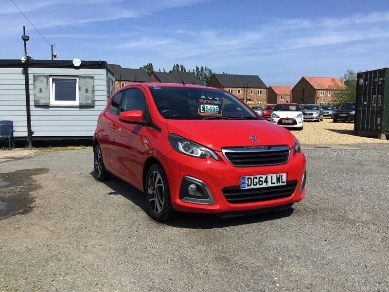 Red Used 2014 Peugeot 108 Allure Hatchback | £5,495 (Expensive) - Image 1/4