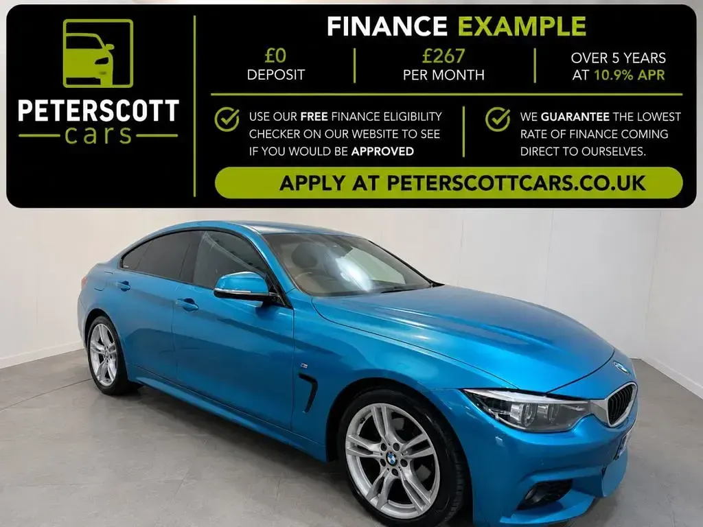 Used BMW 420 M Sport 184 HP (135 kW) 2019 Blue Hatchback