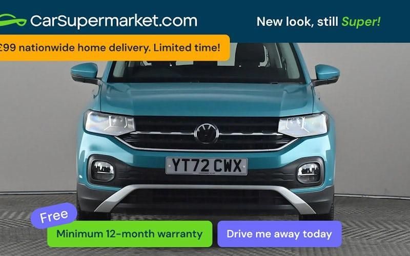Used VW T-Cross SE 110 HP (80 kW) 2022 Turquoise SUV