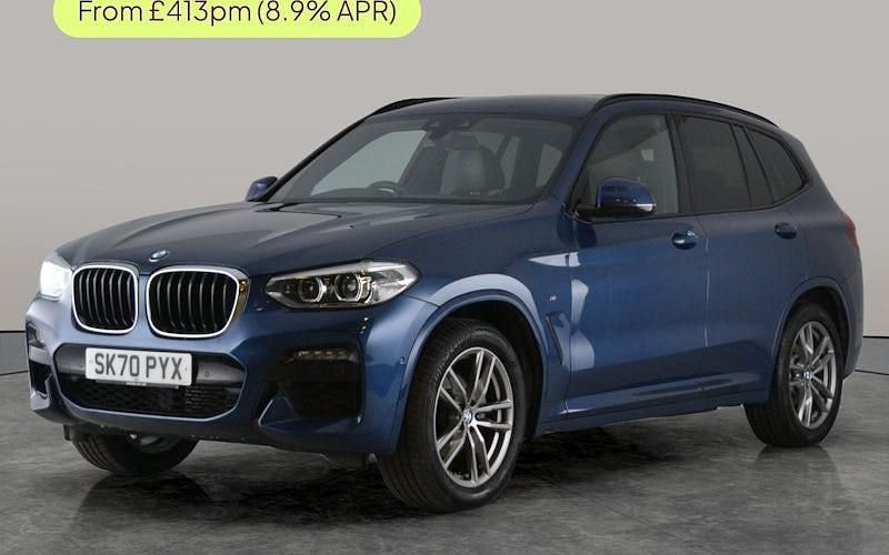 Used BMW X3 M Sport 190 HP (139 kW) 2020 Blue SUV
