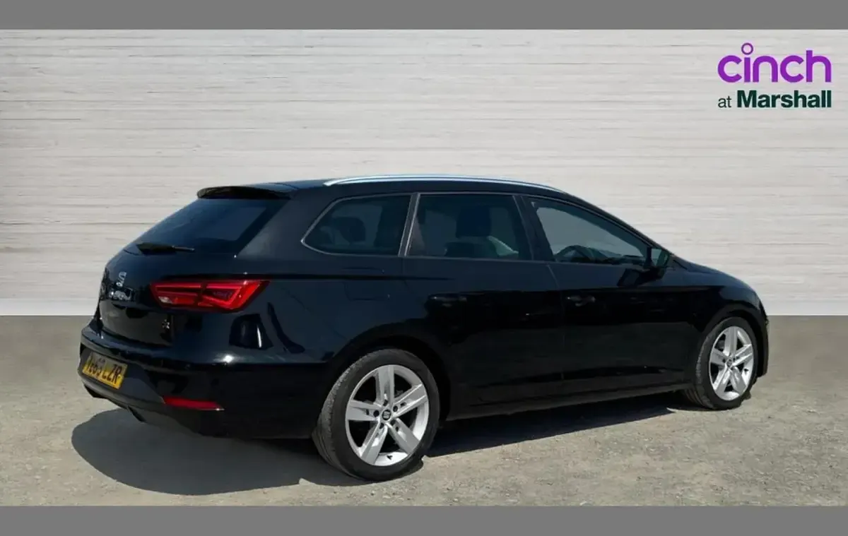 Used Seat Leon FR 128 HP (94 kW) 2018 Black Estate