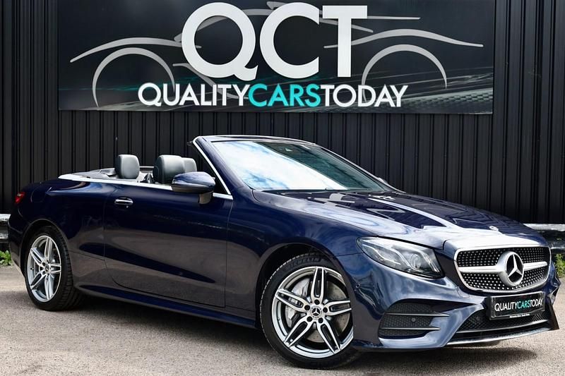 Blue Used 2017 Mercedes E350 AMG Line Premium Plus Cabriolet | £23,995 - Image 1/4