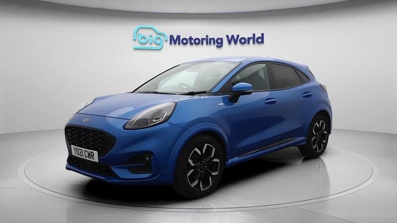 Used Ford Puma ST-Line X 125 HP (91 kW) 2021 Blue Hatchback