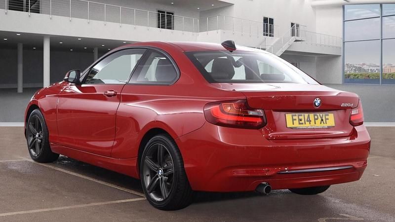 Used BMW 220 Sport Line 2014 Red Coupe