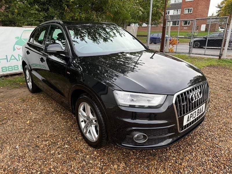 Black Used 2013 Audi Q3 S-Line SUV | £5,995 (Fair price) - Image 1/4