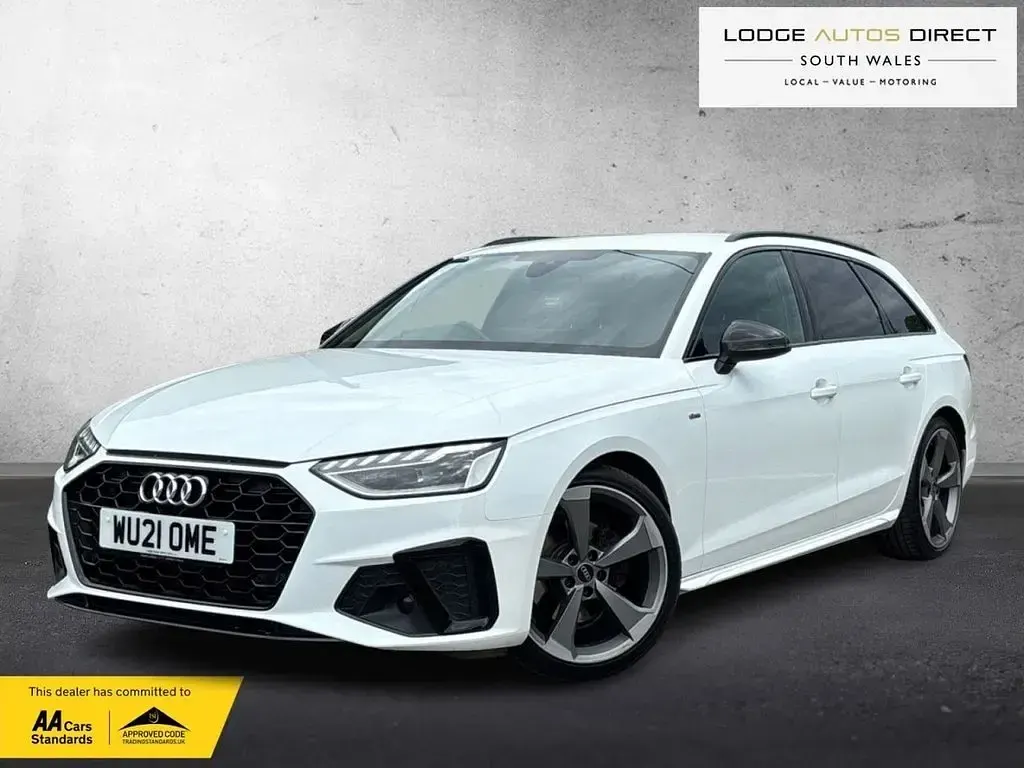 Used Audi A4 Black Edition 150 HP (110 kW) 2021 White Estate