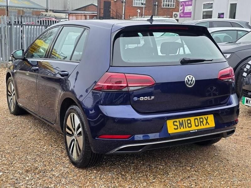 Used VW e-Golf 99 kW (135 HP) 2018 Blue Hatchback