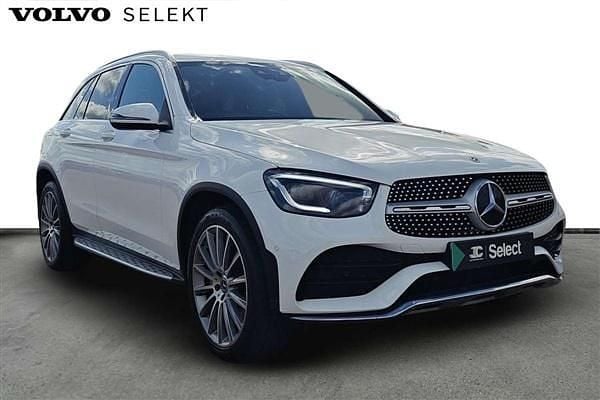 White Used 2020 Mercedes GLC300 AMG Line Premium SUV | £27,250 (Good price) - Image 1/3