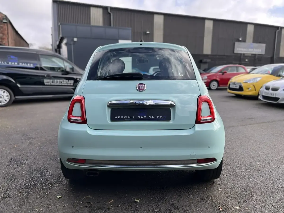Used Fiat 500 Lounge 69 HP (50 kW) 2016 Green Hatchback